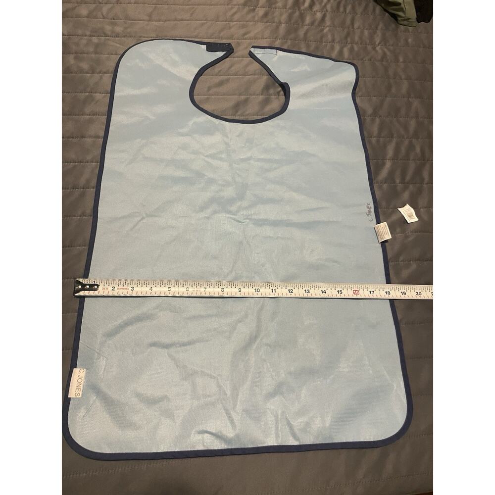2 Self Aiding Adult Waterproof Bib Clothing Protectors Elderly Special Needs - Picture 11 of 12